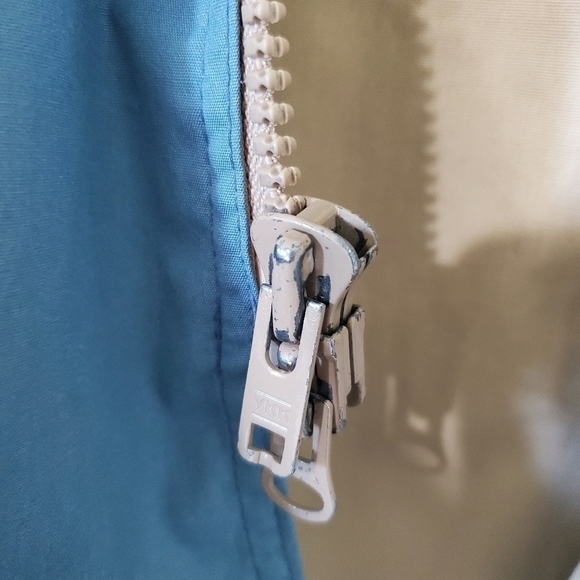 VINTAGE Mens Class 5 C5 Outdoor Jacket Size Medium Blue Tan Made in USA - Picture 12 of 16